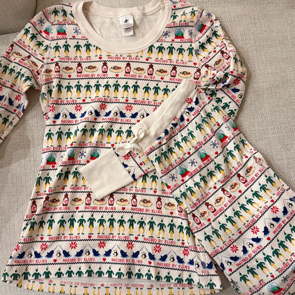 Hanna Andersson Women's “Raised by Elves” ELF fair isle PJs (SET)